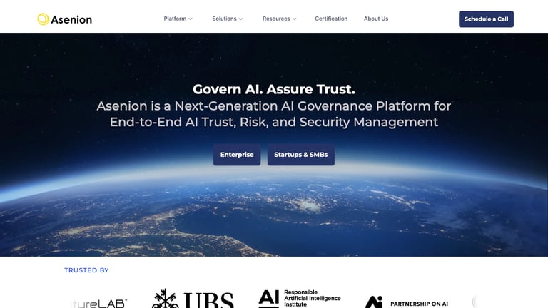 Asenion website homepage screenshot