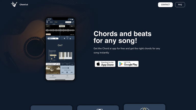 Chord ai website homepage screenshot