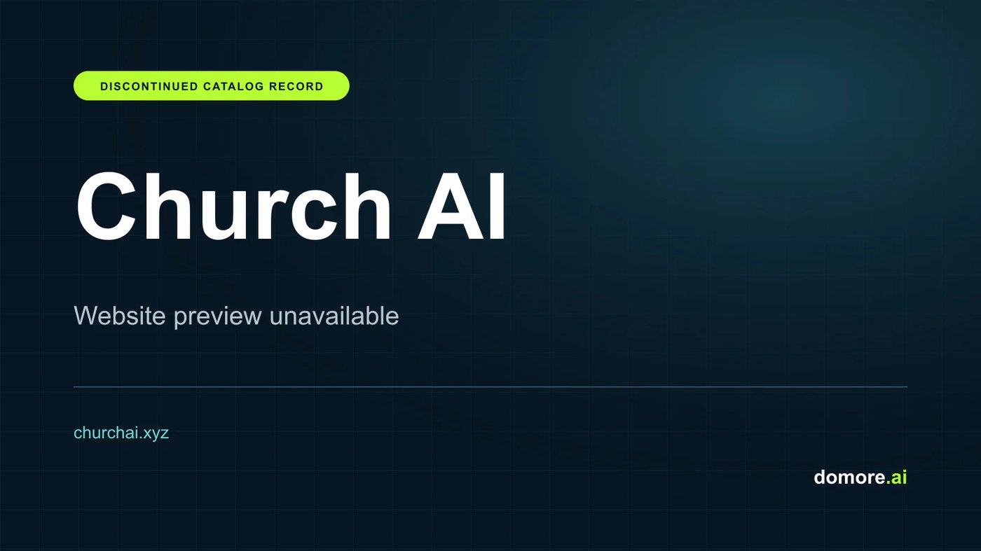 Church AI catalog placeholder — website preview unavailable