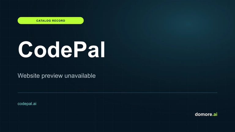 CodePal catalog placeholder — website preview unavailable