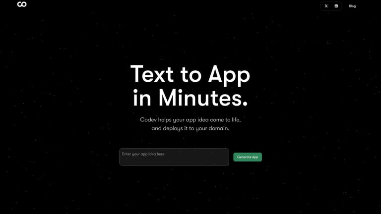 Codev website homepage screenshot