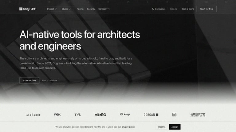 Cogram website homepage screenshot