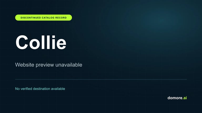 Collie catalog placeholder — website preview unavailable
