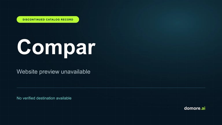 Compar catalog placeholder — website preview unavailable