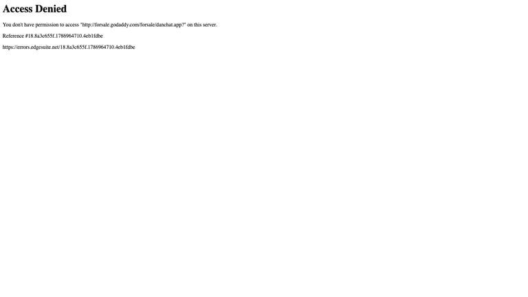 Dan Chat website homepage screenshot