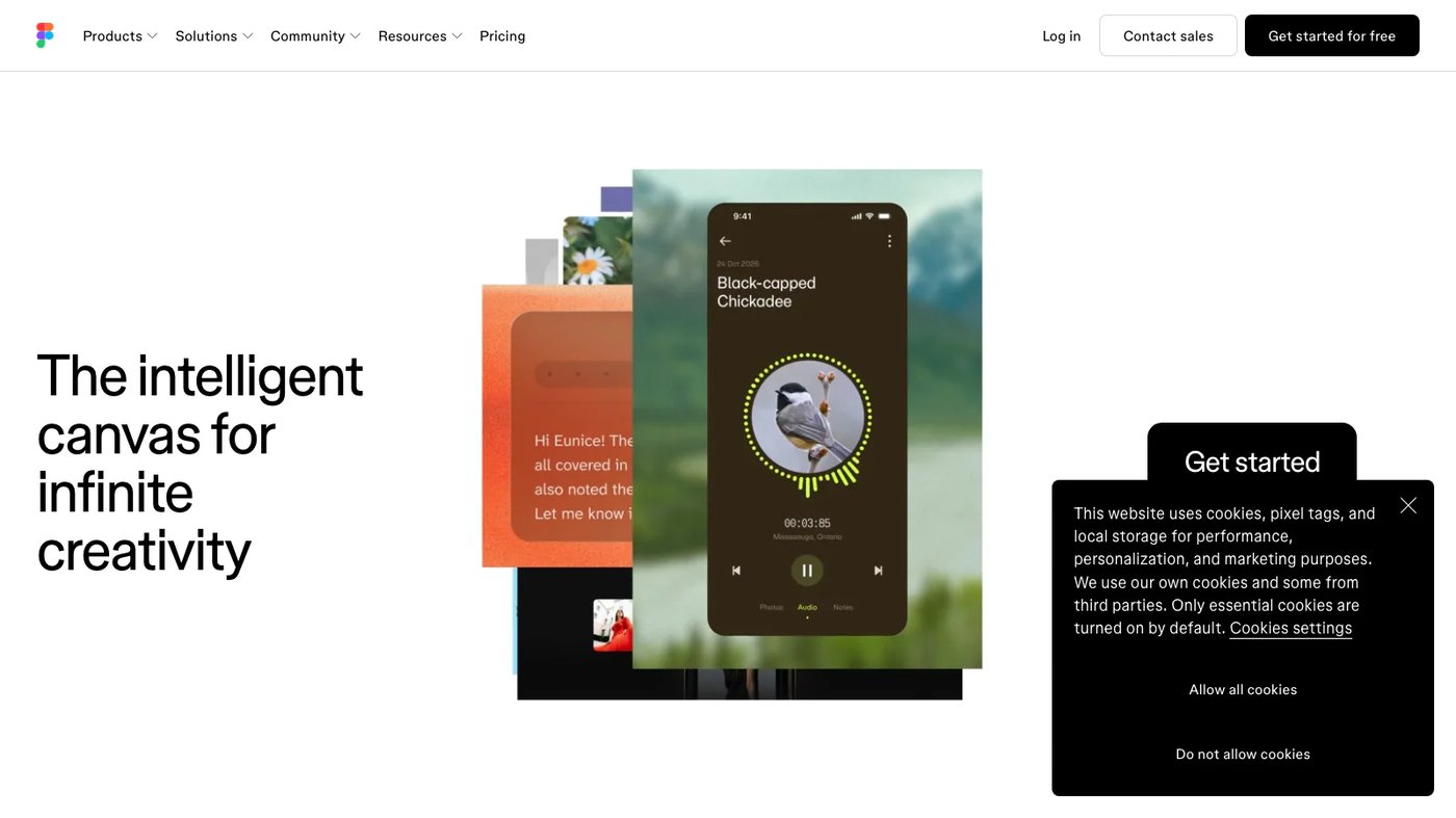 Diagram website homepage screenshot