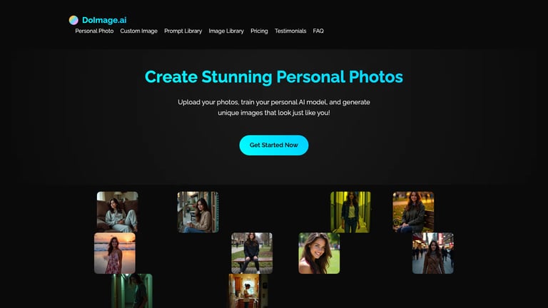 DoImage.ai website homepage screenshot