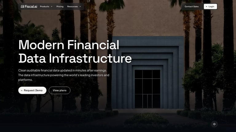 Fiscal.ai website homepage screenshot