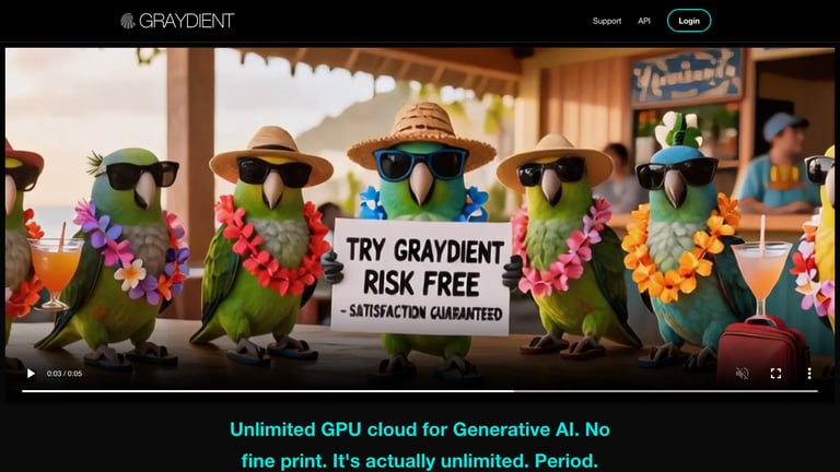 Graydient AI website homepage screenshot