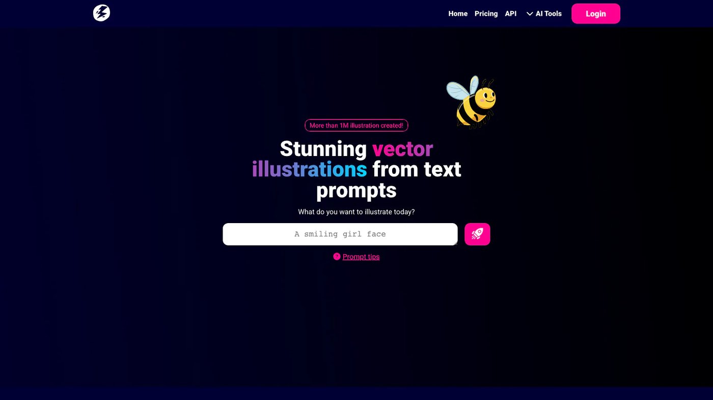 Illustroke website homepage screenshot