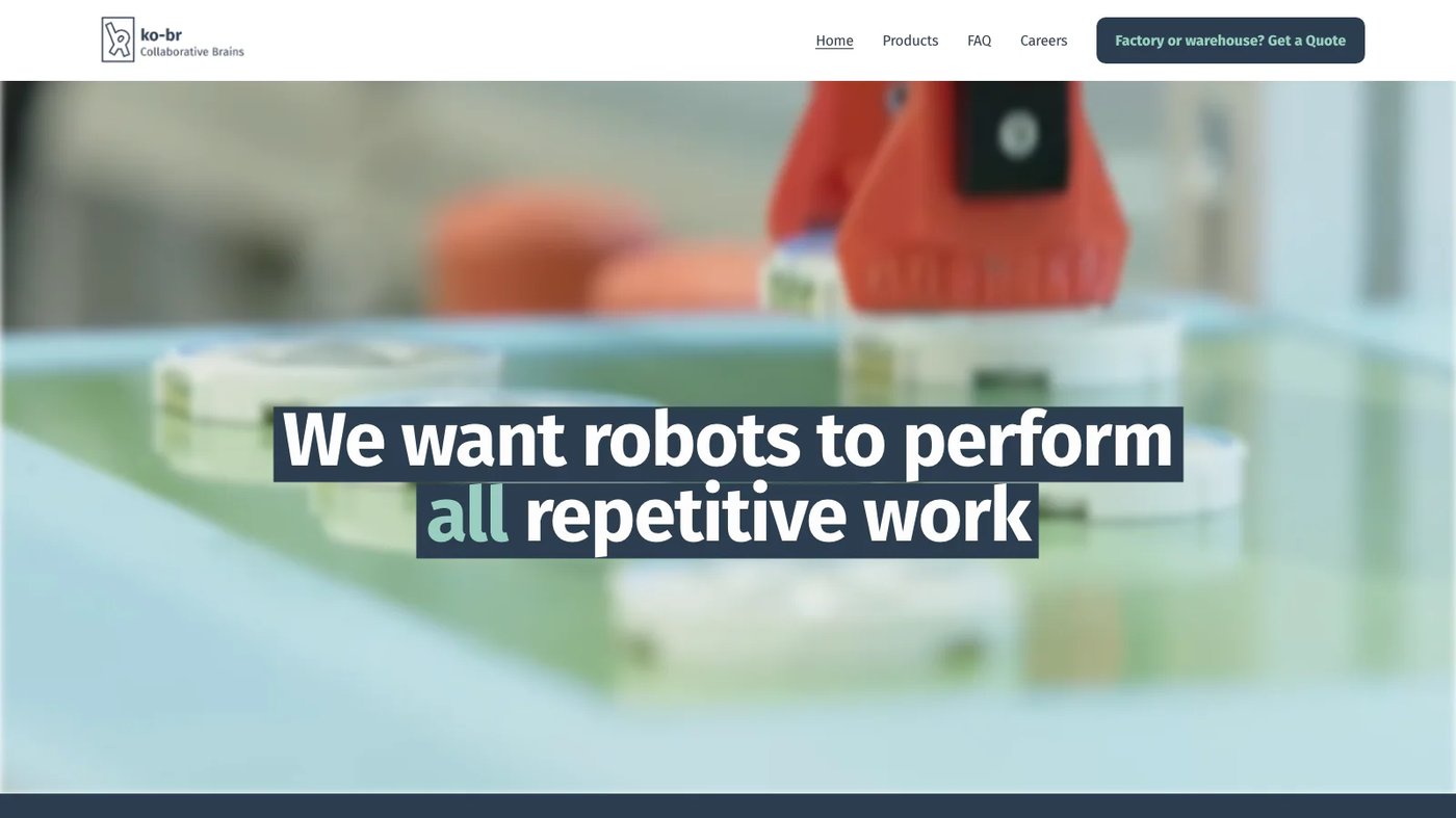 ko-br website homepage screenshot