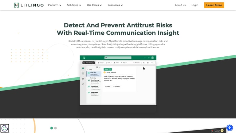 LitLingo website homepage screenshot