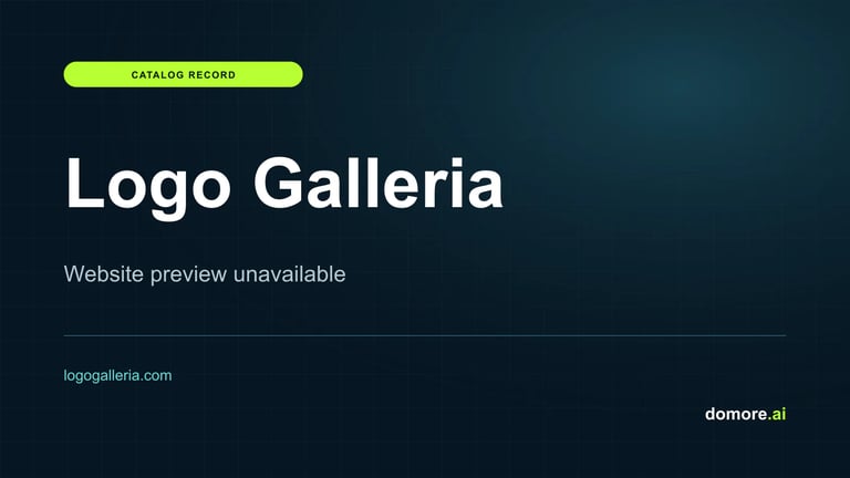 Logo Galleria catalog placeholder — website preview unavailable