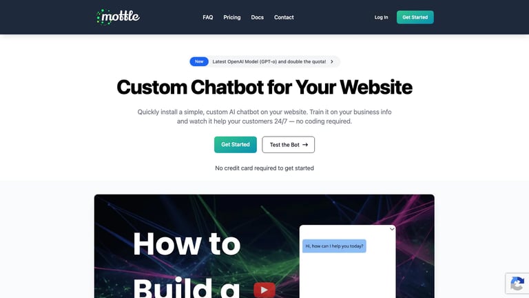 Mottle website homepage screenshot