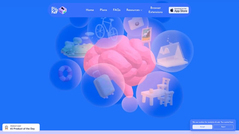 PicKey.ai website homepage screenshot