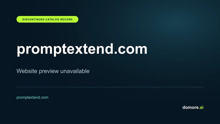promptextend.com catalog placeholder — website preview unavailable