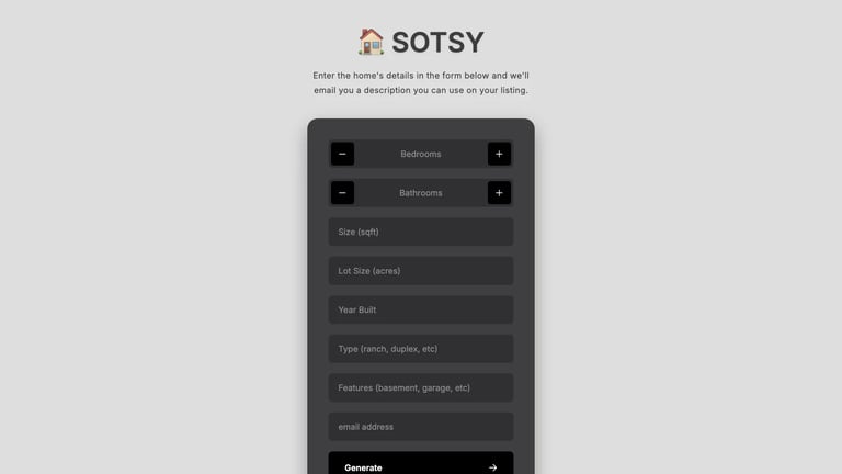 Sotsy website homepage screenshot