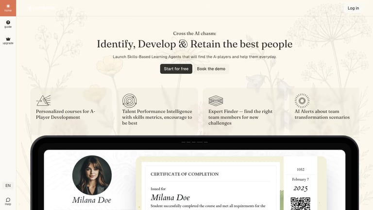 Unschooler website homepage screenshot