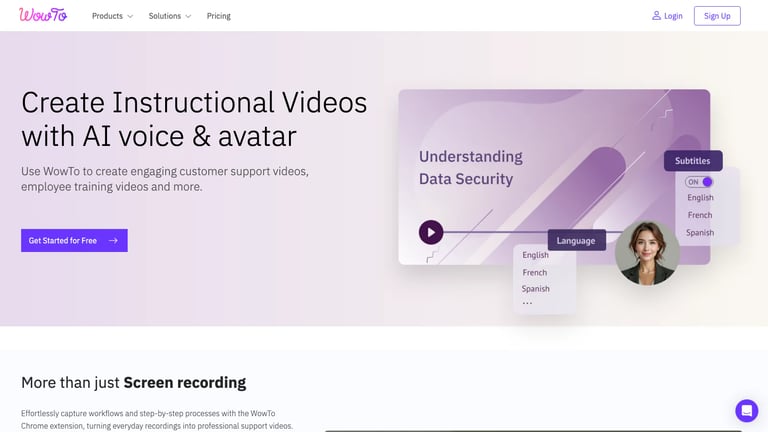 WowTo website homepage screenshot